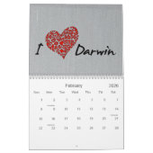 Atheïst zwart, grijs en rood kalender (Feb 2026)