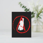 Atheïsten verenigen briefkaart (Staand voorkant)