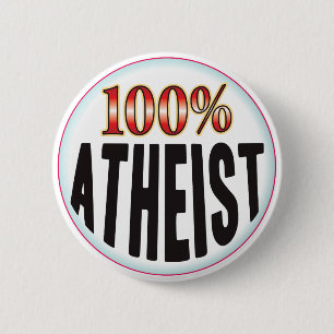 Atheïstisch Label Ronde Button 5,7 Cm