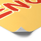 Atheïstisch poster! poster (Hoek)