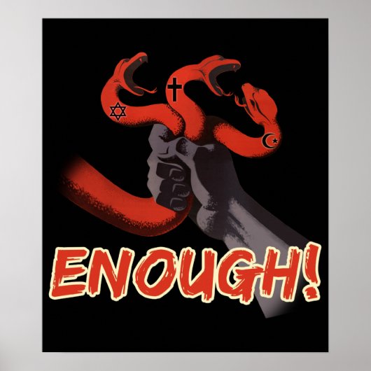 Atheïstisch poster! poster (Voorkant)
