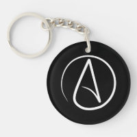 Atheïstisch symbool: wit op zwart