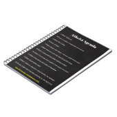 Atheïstische Agenda-notebook Notitieboek (Linkerzijde)