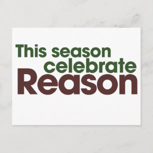 Atheïstische feestdag feestdagenkaart