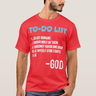 Atheïstische goden doen een lijst t-shirt