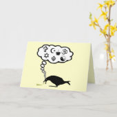 Atheïstische humor kaart (Gele Bloem)