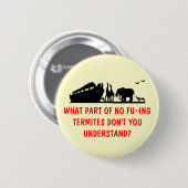 Atheïstische humor ronde button 5,7 cm (Voorkant /achterkant)