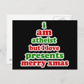 Atheïstische Kerstmis Feestdagenkaart (Voorkant / Achterkant)