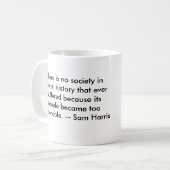 Atheïstische Mok -  (Voorkant links)