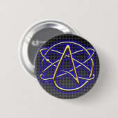 Atheïstische pin ronde button 5,7 cm (Voorkant /achterkant)