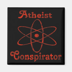 Atheïstische samenzweerder magneet