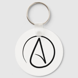 Atheïstische Symbool-Sleutelhanger Sleutelhanger