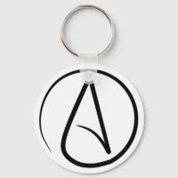 Atheïstische Symbool-Sleutelhanger