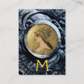 ATHENA AND FIGHTS MONOGRAM, Red Ruby Visitekaartje (Achterkant)