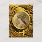 ATHENA AND FIGHTS MONOGRAM, Red Ruby Visitekaartje (Achterkant)