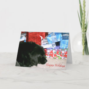 Athena die op Kerstmis wachten Feestdagen Kaart