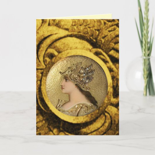 ATHENA EN BESTRIJDING VAN GRIFFINS KAART (Voorkant)