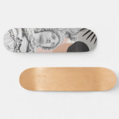 Athena Fan Palm Finesse #1 #wall #art Skateboard (Horizontaal)