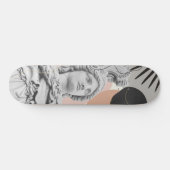Athena Fan Palm Finesse #1 #wall #art Skateboard (Horizontaal)