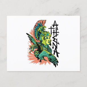 Athena Goddess Mythical Griekenland Briefkaart