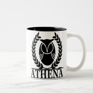 Athena - godin van Wisdom Tweekleurige Koffiemok