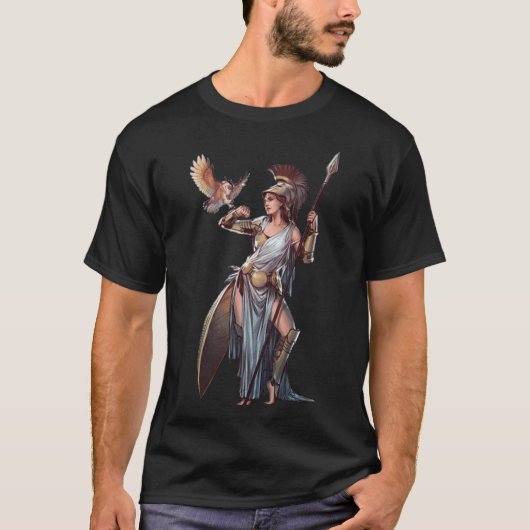 Athena Greek Goddess  T-shirt (Voorkant)