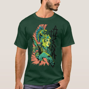 Athena Greek Mythology Ancient Greece Monsters en T-shirt