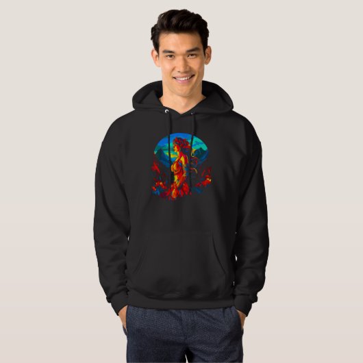 Athena Greek Mythology Hoodie (Voorkant volledig)