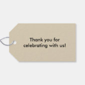 Athena in het Parthenon Cadeaulabel (Achterkant Horizontaal)