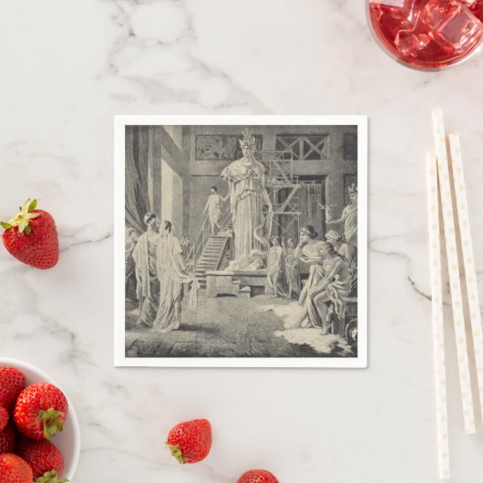 Athena in het Parthenon Servetten (Insitu)