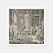 Athena in het Parthenon Servetten (Voorkant)