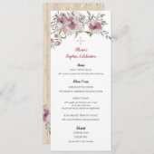 Athena Menu (Voorkant / Achterkant)