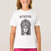 Athena, Patron Goddess van Athene T-Shirt (Voorkant)