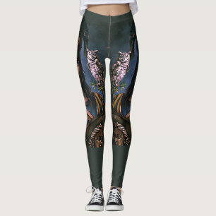 "Athena’s felle loyaliteit" Kleurrijk Portret Leggings
