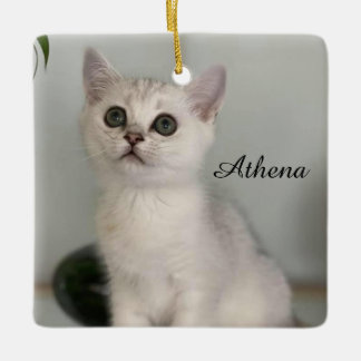 Athena Square Kerstversiering Keramisch Ornament