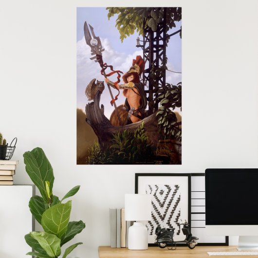 Athena van J. Matthew Root Poster (Thuiskantoor)