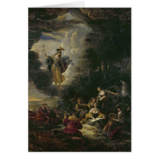 Athéna visitant les Muses (Devant)