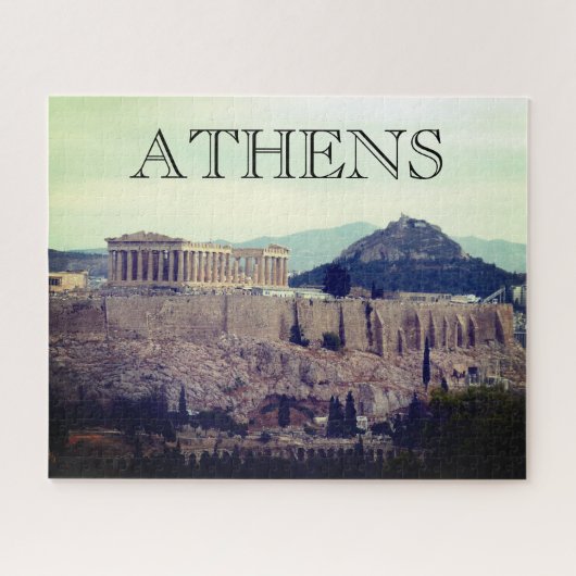 athene acropolis hill legpuzzel (Horizontaal)