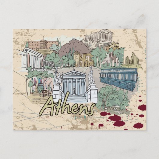 Athene Briefkaart (Voorkant)