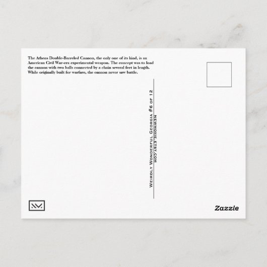 Athene Georgia US Briefkaart GA (Achterkant)