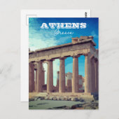 Athene, Griekenland Briefkaart (Voorkant / Achterkant)