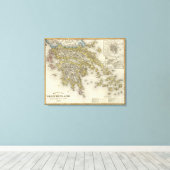 Athene, Griekenland Canvas Afdruk (Insitu (Houten vloer))