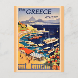 Athene Griekenland Grieks reisbureau Briefkaart