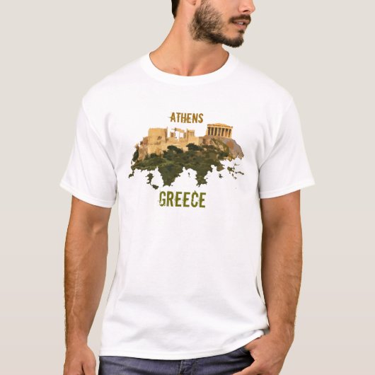Athene Griekenland Grieks shirt (Voorkant)