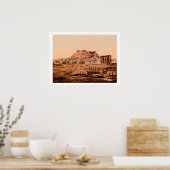 Athene Griekenland Jupiter Temple Poster (Keuken)