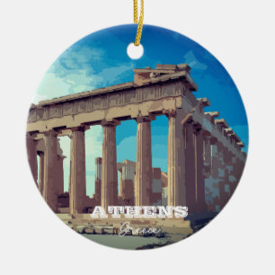 Athene, Griekenland Keramisch Ornament