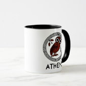 Athene, Griekenland met Atheense Uil & Meander Pat Mok (Voorkant rechts)