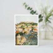 Athene Griekenland Mooi olieverflandschap Briefkaart (Staand voorkant)