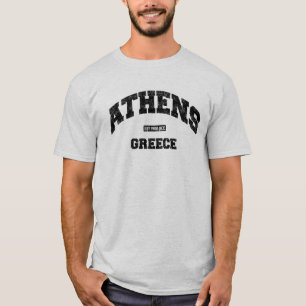 Athene, Griekenland Oost. 1400 BCE Athletic Distre T-shirt