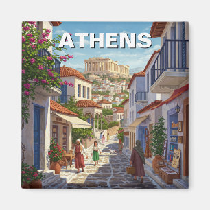 Athene Griekenland Plaka Reizen Magneet